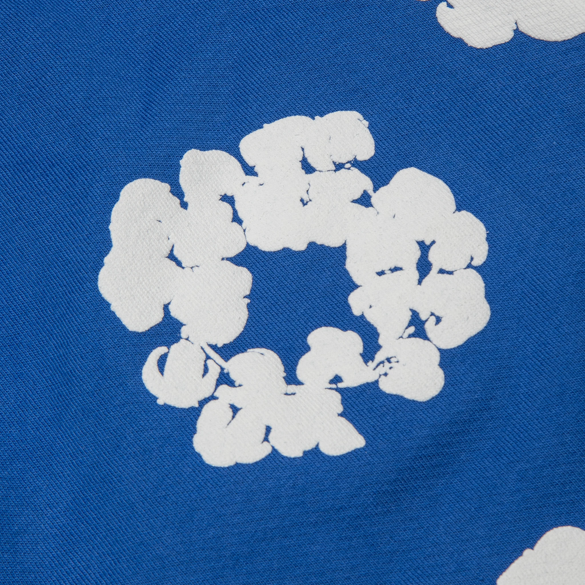 Denim Tears The Cotton Wreath Royal Blue Shorts